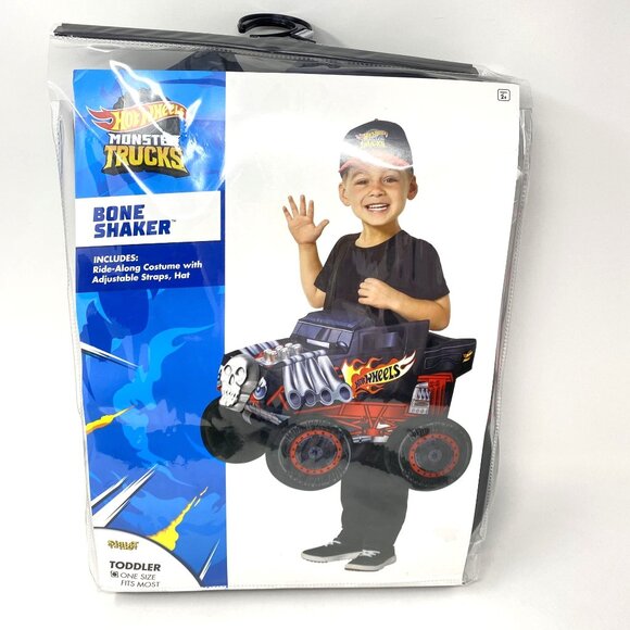 Spirit Halloween Hot Wheels Bone Shaker Toddler Ride Along Costume One Size - Picture 2 of 9